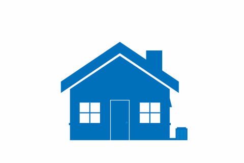 Ilustración de cómo entra el aire en una casa