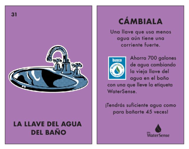 Ilustración de un grifo de baño.